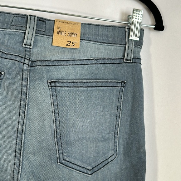 Current/Elliott Blue Ankle Skinny Jeans NWT - Picture 9 of 11